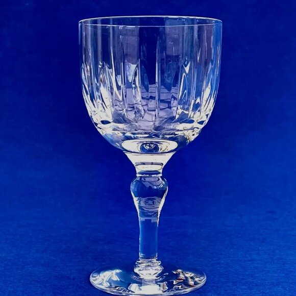 2 Stuart English Cut Crystal Port Glasses Hampshire Pattern  VTG 50-60's - Picture 4 of 6